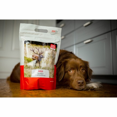Cat Dog Accessories B.A.R.F. Easy Barf Deer (Hirsch) 350g 1 Piece -4- Anifit